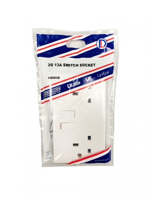 Twin Switched Socket Outlet to BS1363